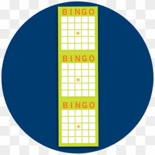 A Strip Of Three Bingo Cards - Circle Clipart