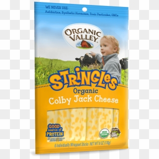 Colby Jack Stringles, 1 Oz Sticks - Organic Colby Jack String Cheese Clipart