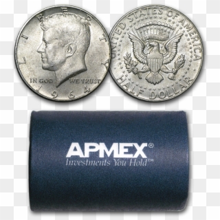 90% Silver Kennedy Half Dollar Coin Rolls - Apmex Clipart