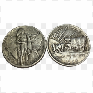 Oregon Trail Half Dollar Coin - Quarter Clipart