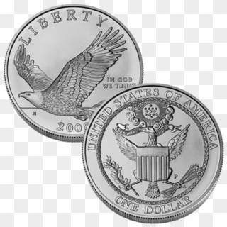 2008-p Bald Eagle Commemorative Uncirculated Silver - Coin Clipart