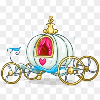 #ftestickers #disney #cinderella #cinderellacoach #stagecoach - Disney Cinderella Pumpkin Carriage Clipart