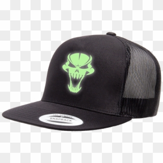 Skull Tech Glow In The Dark Snap Back Hat - Baseball Cap Clipart