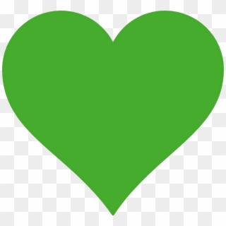 Lime Heart Clip Art At Clker - Green Heart Transparent Background - Png Download