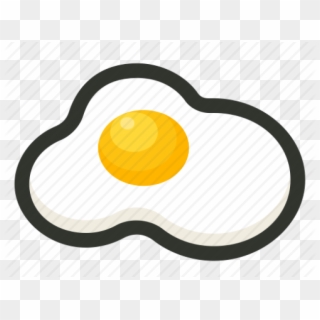 Fried Eggs Icon Transparent Clipart