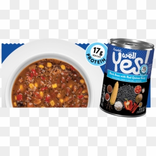 Campbell's Well Yes Black Bean With Red Quinoa Soup - Curry Clipart