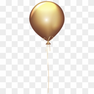Golden Balloons Png - Gold Balloon Clip Art Transparent Png