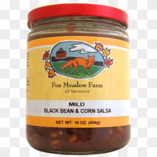 Fox Meadow Mild Black Bean Salsa - Hummus Clipart