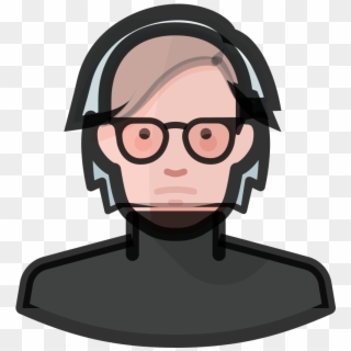 Andy Warhol Icon - Andy Warhol Face Vector Clipart