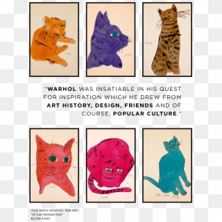 Indeed, As Art Historians Have Noted, Warhol Was Insatiable - One Blue Pussy, C.1954 Clipart
