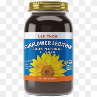 100% Natural Liquid Sunflower Lecithin - Distaff Thistles Clipart