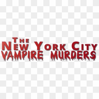 The New York City Vampire Murders - New York City Vampire Clipart
