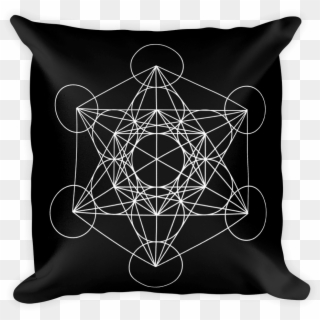 Metatron's Cube Throw Pillow - Metatron's Cube Shirt Clipart