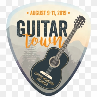 Guitar Town At Copper Mountain, Co - Acoustic Guitar Clipart