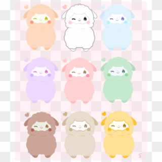 Pastel Rainbow Alpaca Stickers Are Available Now On - Kawaii Alpaca Clipart