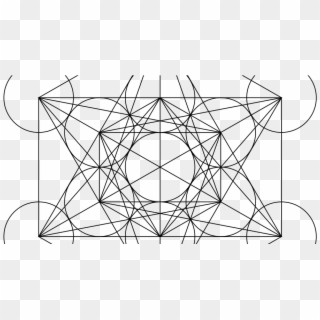 After Wisdom Comes Wit - Metatron's Cube Clipart