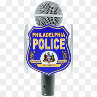 Philadephia Police Custom Mic Flag - Philadelphia Police Clipart