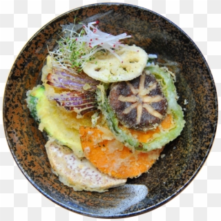 Vegetable Tempura Don - Kasuzuke Clipart