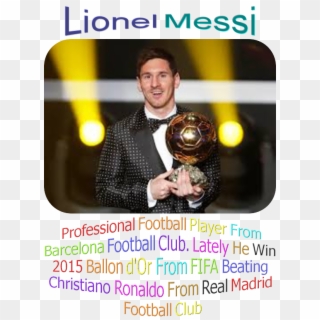 Messi Wins Ballon Dor Clipart