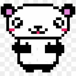 Baby Panda - Yuri On Ice Pixel Art Grid Clipart