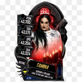 Tamina S5 22 Gothic9 - Wwe Supercard Zelina Vega Clipart