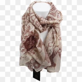 Marauder's Map Scarf - Harry Potter Ladies Scarves Clipart