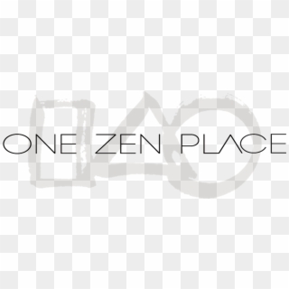 One Zen Place Logo With Zen Symbols - Calligraphy Clipart