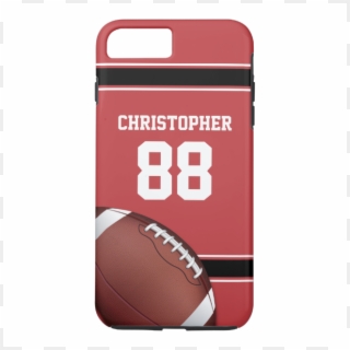 Red Black And White Stripes Football Jersey Iphone - Jersey Clipart
