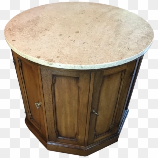 Drum Table Unique Drexel Stone Top Drum Table Chairish - End Table Clipart