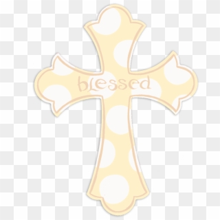 Blessed Cross Cream - Cross Clipart