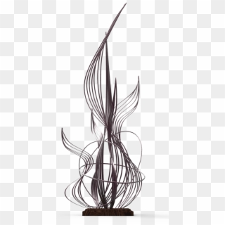 The Lines In This Sculpture Define It - Illustration Clipart