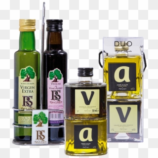 Extra Virgin Olive Oil On The Table - Glass Bottle Clipart