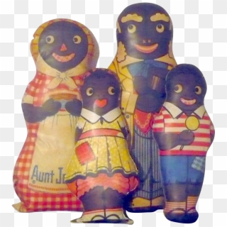 1949/50 Aunt Jemima Uncle Mose Wade & Diana Premium - Stuffed Toy Clipart