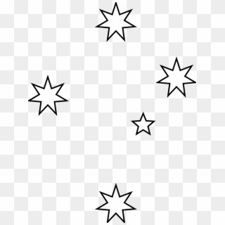 Sparkle Clipart Bright - Southern Cross Stars - Png Download