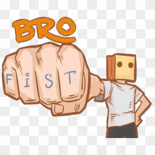 Text Cartoon Hand Product Finger - Fist Bro Clipart