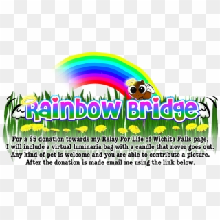 Rainbow Bridge Virtual Luminaria Ceremony - Graphic Design Clipart
