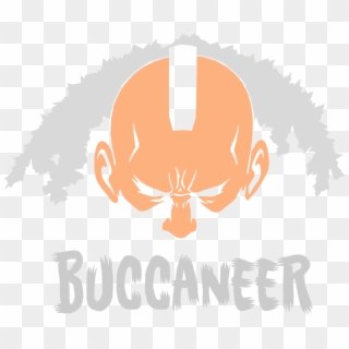 Buccaneer Alternate Stencil - Emblem Clipart