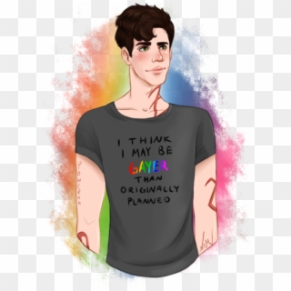 Alec Lightwood Is A Gentle Gay Giant - Illustration Clipart