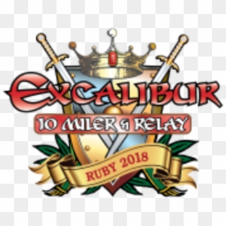 Excalibur Run 10 Miler & Relay And Dragon Slayer 2 - Excalibur 10 Miler 2017 Clipart