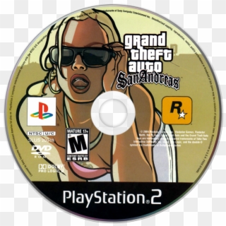 Grand Theft Auto - Cd Gta San Andreas Clipart
