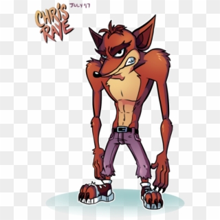 Some Crash Bandicoot Fan Art Back From The Release - Crash Bandicoot Evil Crash Drawing Clipart