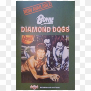 David Bowie Promotional Poster - Bowie Diamond Dogs Album Cover Clipart