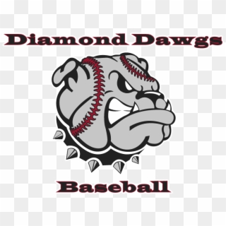 Diamond Dogs Baseball Logo Clipart