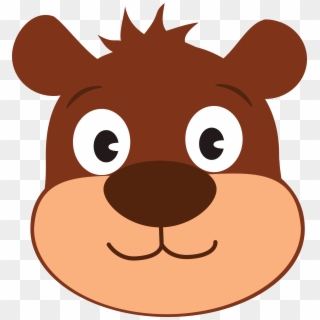 Bear Face At Getdrawings Com Free For Ⓒ - Cartoon Bear Face Clipart - Png Download