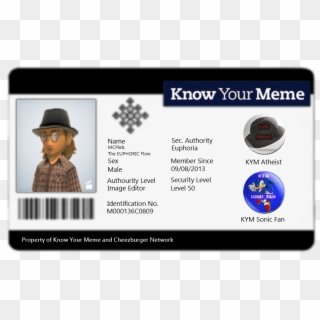 Kym Identification Card - Spy Identity Card Blank Clipart