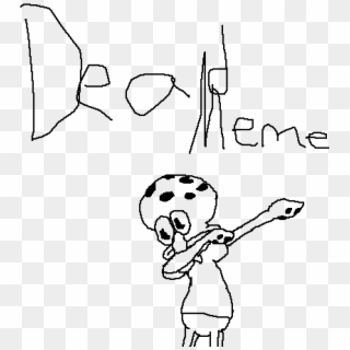 This Meme Is Dead - Line Art Clipart