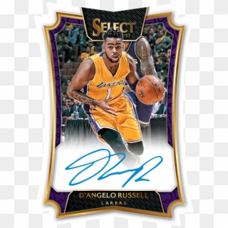 D'angelo Russell Die-cut Signature - Poster Clipart