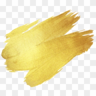 #brush #brushes #gold #color #yellow #yellowcolour - Gold Brush Strokes Png Clipart
