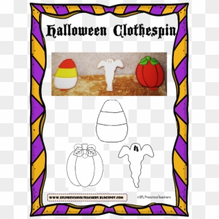 Pin De Efl Preschool And Elementary Teachers En Clothespin - Histoire Ecrite D Halloween Clipart