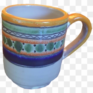 Pajaro Talavera Pottery Artisan Coffee Mug - Coffee Cup Clipart